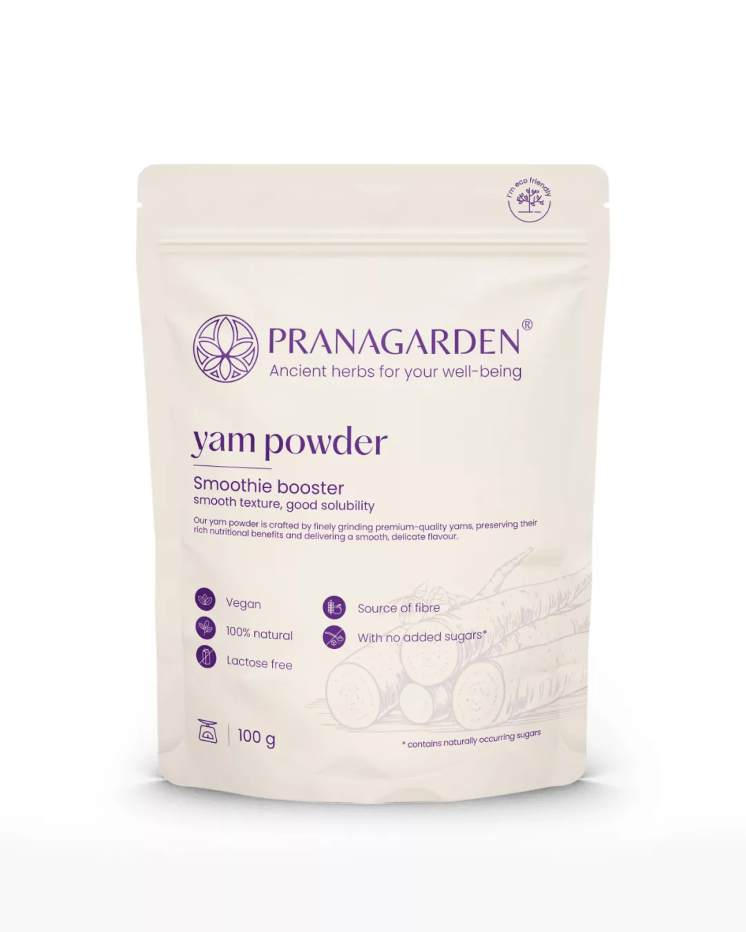Jamgyökér 100% por - 100 g 