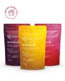 Pranabelly magas rosttartalmú bélflóra támogató pre-probiotikus víz italpor trió csomag