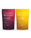 Pranabelly magas rosttartalmú bélflóra támogató pre-probiotikus víz italpor csomag acai és gyömbér