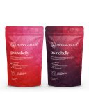 Pranabelly magas rosttartalmú bélflóra támogató pre-probiotikus víz italpor csomag eper és acai 