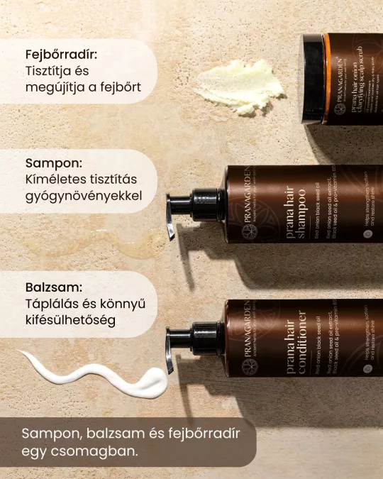 Hajhullás és ritkulás elleni hajregeneráló csomag