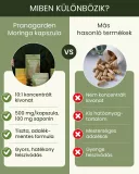 Energia és tápanyag pótlás Moringa levél kivonat (10:1) - gyógynövény kapszula, 80 db