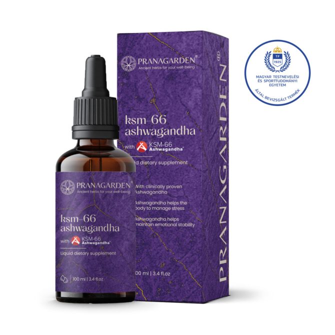 KSM-66 Ashwagandha - folyékony étrend-kiegészítő, 100 ml