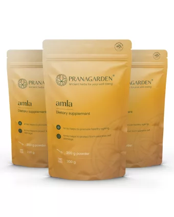 3 csomag Amla - gyógynövény por, 3x200 g