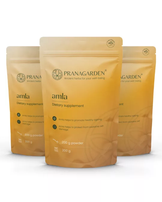 3 csomag Amla - gyógynövény por, 3x200 g