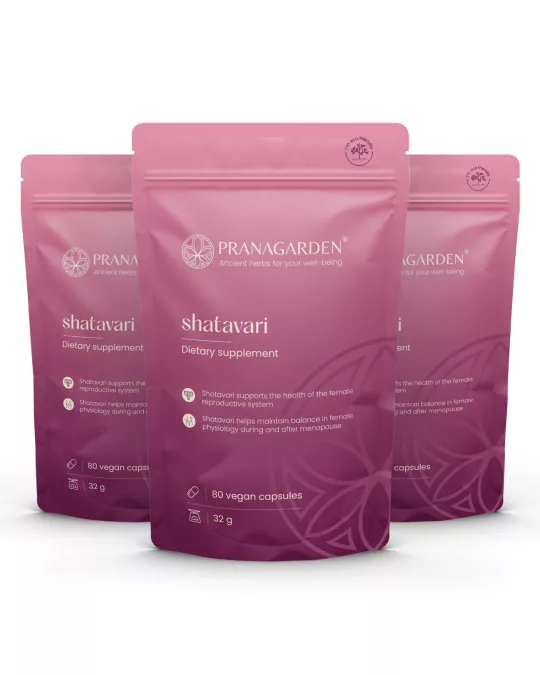 3 csomag Shatavari - gyógynövény kapszula, 3x80 db