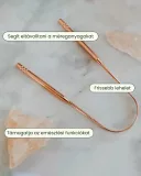 Réz nyelvkaparó és tisztító