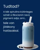 Kék spirulina latte őrölt levendulával - italpor 