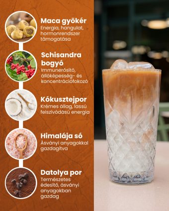 Maca-Sós karamell Latte - italpor, 100 g