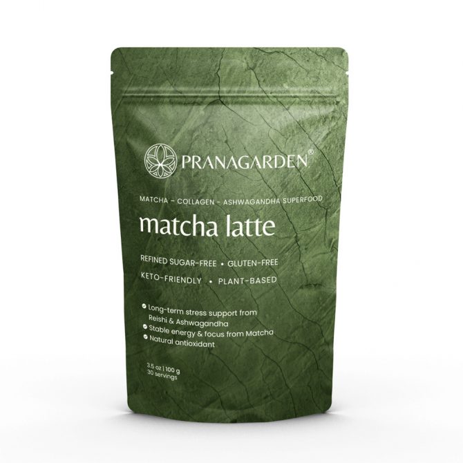 Matcha - kollagen Latte - italpor, 100 g