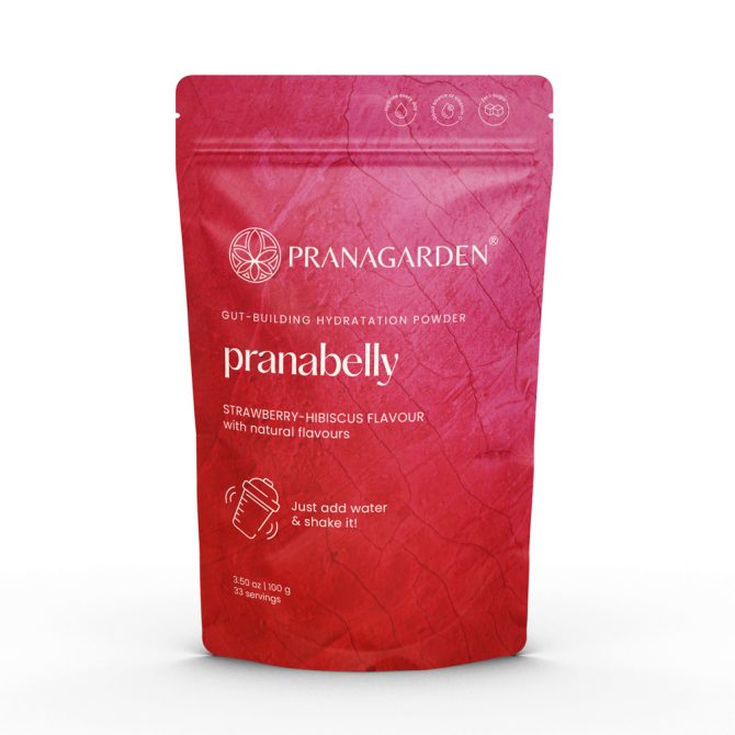Pranabelly prebiotikus víz italpor eperrel és hibiszkusszal - 100 g