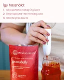 Pranabelly magas rosttartalmú bélflóra támogató pre-probiotikus víz italpor eper és hibiszkusz - 100 g