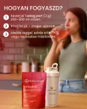 Pranabelly magas rosttartalmú bélflóra támogató pre-probiotikus víz italpor eper és hibiszkusz - 100 g