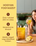 Pranabelly magas rosttartalmú bélflóra támogató  pre-probiotikus víz italpor citrom és gyömbér - 100 g