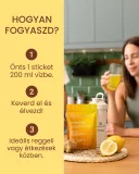 Pranabelly magas rosttartalmú bélflóra támogató  pre-probiotikus víz italpor citrom és gyömbér - 100 g