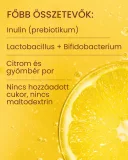 Pranabelly magas rosttartalmú bélflóra támogató  pre-probiotikus víz italpor citrom és gyömbér - 100 g