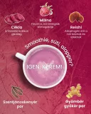 Cékla-málna-reishi latte - italpor 