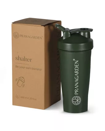 Rugós shaker BPA-mentes 600 ml - zöld
