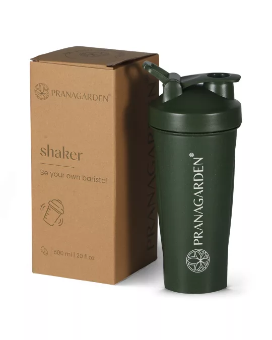 Rugós shaker BPA-mentes 600 ml - zöld