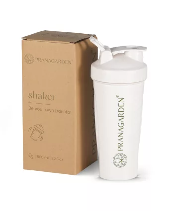 Rugós shaker BPA-mentes 600 ml - bézs