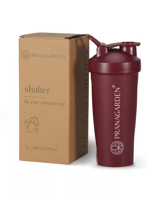 Rugós shaker BPA-mentes 600 ml - bordó