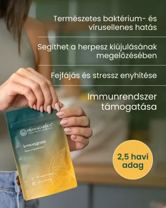 Citromfű - gyógynövény tabletta, 80 db 