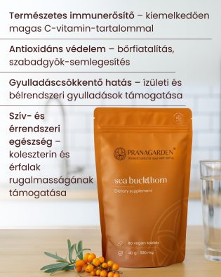 Homoktövis - gyógynövény tabletta, 80 db