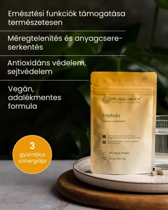 Triphala - gyógynövény tabletta, 80 db 