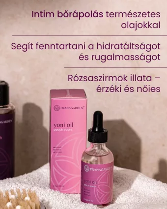 Yoni intim olaj - natúr kozmetikum, 60 ml