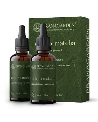 Klorofill-matcha folyékony étrend-kiegészítő, 2x60 ml