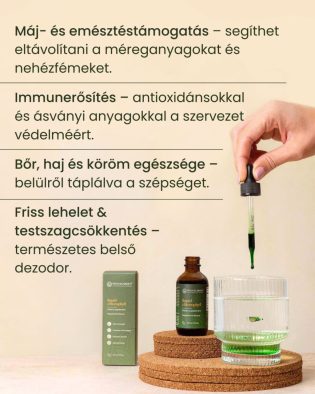 3 db Klorofill - folyékony csepp, 3x60 ml