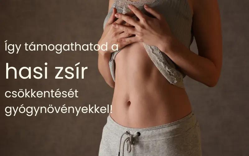 Így támogathatod a hasi zsír csökkentését gyógynövényekkel